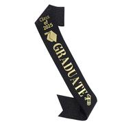 Faja de graduación 2025 - Cubierta de hombro para ceremonia conmemorativa, accesorio de logros de clase, acabado satinado para celebraciones, reconocimiento de hitos académicos, estilo escolar