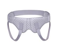 Faja de Hernia Inguinal, Hernia Inguinal Hombre, Soporte Firme para Evitar Desplazamientos, Apto para Uso Preoperatorio y Posoperatorio(Gray,X-Large)