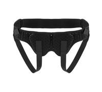 Faja de Hernia Inguinal, Hernia Inguinal Hombre, Soporte Firme para Evitar Desplazamientos, Apto para Uso Preoperatorio y Posoperatorio(Black,Medium)