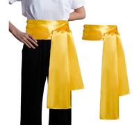 Faja de Satén Pirata para Hombres y Mujeres, Faja Grande para Disfraces de Halloween, Accesorio de Cintura para Fiestas de Piratas, Set de Accesorios para Cosplay y Disfraces de Halloween