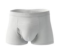 Faja Hernia Inguinal Hombre, Cinturon Hernia Inguinal, Calzoncillos Inguinales para Simple o Doble con 2 Almohadillas de Compresión Extraíbles, Alivio Del Dolor(Small)