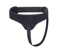 Faja Hernia Umbilical Hombre, Cinturon Hernia Inguinal con 2 Almohadillas de Compresión Extraíbles, Material Cómodo, Fácil de Poner y Quitar(Black,Large)