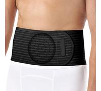 Faja Hernia Umbilical Hombre, Ideal para Cirugía de Hernia, Faja Hernia Umbilical Mujer, Ayuda a Aliviar el Dolor con Almohadillas Extraíbles(Black,Small)