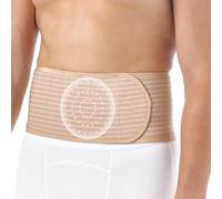 Faja Hernia Umbilical Hombre y Mujer, Faja Soporte Abdominal con 1 Almohadilla de Compresión para Hernias Navales, Ventrales e Incisionales(Yellow,L)