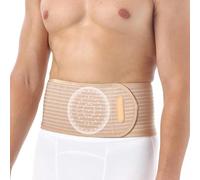Faja Hernia Umbilical Mujer, Faja Hernia Umbilical Hombre para Incisión, Epigástrico, Malla Transpirable, Agradable para la Piel y Cómodo(Natural,Medium)