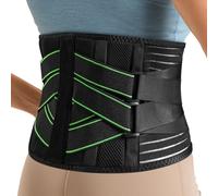 Faja Lumbar con 7 Varillas de Soporte Metálicas Unisex - Protección para Columna Lumbar y Sacro, Diseño Transpirable para Trabajo y Deporte, Faja Lumbar Hombre y Mujer con Almohadilla 3D Extraíble
