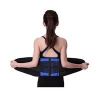 Faja Lumbar De Apoyo para La Parte Inferior De La Espalda De Talla Grande para Hombres Y Mujeres Corrector De Postura Cintura Y Espalda Alivio Dolor Lumbar Inferior (Color : Blue, Size : 4XL)