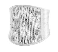 Faja Lumbar de descompresión autocalentable con aceros extraíbles para Hombres y Mujeres, Faja Lumbar con Terapia magnética, cinturón ortopédico para Deporte y Trabajo.