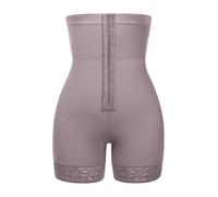 Faja Moldeadora de Abdomen, corsé Levantador de glúteos con Encaje y Escote Pronunciado, Moldeadora de Cintura Alta, Pantalones Cortos adelgazantes para Mujer, Ropa Interior, Bragas de Control de