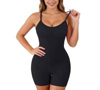 Faja Moldeadora de Cintura Alta sin Costuras Control Total para un Body Adelgazante cómodo Debajo (Black, S)