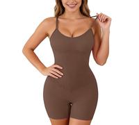 Faja Moldeadora de Cintura Alta sin Costuras Control Total para un Body Adelgazante cómodo Debajo (Brown, M)