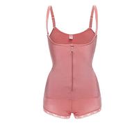 Faja Moldeadora de Cuerpo Completo sin Costuras para Mujer con Control de Abdomen, diseño de Busto Abierto, realza los glúteos y Adelgaza con Cremallera y Ganchos.