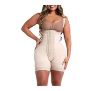 Faja Moldeadora de Doble compresión para Mujer, Control de Abdomen, Cierre de Gancho y Ojal, Moldeadora Corporal Ajustable.