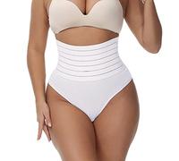Faja para Abdominoplastia Bragas Embarazada Pantalones Moldeadores para Mujeres De Barriga Boyshorts Cintura Alta Body Shaper Shorts Muslo Más Delgado Bodi Reductoras Mujer White XXL