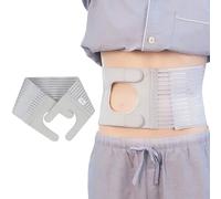 Faja para Colostomía Adulto Unisex, Cinturón de Ostomía Ajustable, Tejido Transpirable, Ayuda a Proteger la Bolsa de Estoma(M)