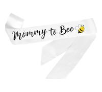 Faja Para Shower - Faja Para Ceremonia De Mamá Y Papá | De Bebé Con Foto De Fiesta De Celebración, Elegantes Fajas De Revelación De Género, Fajas De Tela Transpirable Con Diseño De Corre