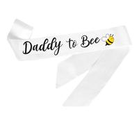 Faja Para Shower - Faja Para Ceremonia De Mamá Y Papá | De Bebé Con Foto De Fiesta De Celebración, Elegantes Fajas De Revelación De Género, Fajas De Tela Transpirable Con Diseño De Corre