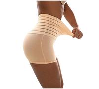 Faja para Vientre Caido Pantalón Mujer Verano Pantalones De Seguridad Que Dan Forma A Los Pantalones De Algodón para Mujer Que Moldea El Cuerpo Interior Braga Reductora Faja Tanga Khaki L