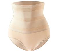 Faja Reductora Braga Antirozaduras Muslos Faja para Vientre Caido Bragas Gluteos Mujer Pantalones Moldeadores Corsé De Cintura Alta Interior De Levantamiento Corset Adelgazante Bragas Beige L
