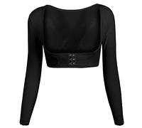 Faja Reductora Mujer Adelgazante con Braga Mujer Levantamiento De Senos para Mujeres Reunir Piedra De Energía En Forma X Soporte para El Pecho Esculpir Vestido Faja Body Reductor Bk2 M