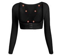 Faja Reductora Mujer Adelgazante con Braga Mujer Levantamiento De Senos para Mujeres Reunir Piedra De Energía En Forma X Soporte para El Pecho Esculpir Vestido Faja Body Reductor Bk1 L