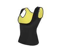 Faja Reductora Mujer Camisetas Chaleco para Adelgazar Neopreno Abdomen Torácico Perder Peso Quema de Grasa Sauna Adelgazantes Corset para Sudoración Chaleco Negro 3XL