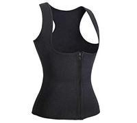 Faja Reductora Mujer para Vestido Braga Faja Sin Body Sport Mujeres Entrenador Cintura Fitness Entrenamiento Chaleco Mujeres Shaper Adelgazamiento Corsé Braga Antirozaduras Muslos Black XL