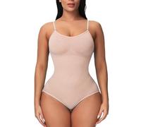 Faja reductora Shaperx body moldeador mujer invisibile glutei sollevati elastico confortevole modellante corpo intero post parto（Caqui；L）_1