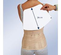 Faja sacrolumbar con bolsa para alojar placa termomoldeable Orliman 1310 - larga