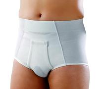 Faja slip hernia inguinal - slip sport abertura delantera - corte alto - blanco Art.316 Talla 9 > 111-115 cm