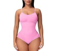 Faja Super Reductora Barriga Faja Aplana Vientre Body para Mujer Sculpting Thong Body Shaper Tank Top Camiseta Reductora Mujer Tanga Vientre Pink S