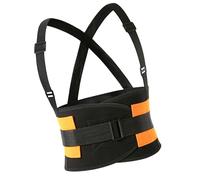 Faja trasera de poliéster transpirable, dos cinturones ajustables, cintura industrial, cinturón lumbar de poliéster