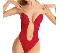 Fajas Colombianas Bragas Antirozaduras Muslos Fajas Para Mujer Tallas Grandes Sin Espalda Sujetador Incorporado Body Shaper Sin Costuras Con Abierta Moldeadoras Mujer Bragas Reductoras Red S