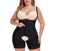 Fajas para Cintura Combinaciones para Vestidos Fajas Moldeadoras Braga Reductora Vientre De Fitness Transpirable con Cremallera De Malla 2022 Cuerpo Faja Abdominal Faja Reductora Black XL