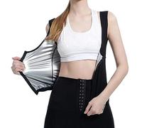 Fajas para Mujer Culote Antirozaduras Mujer Mujeres Deportes Sudor Tank Chest Support Abdomen Body Shaper Chaleco Tops Vestido Faja Body Reductor Sin Tirantes Silver 4xl5xl