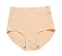 Fajas Post Parto Faja Vestido Reductora Mujer Calzoncillos De Corsé para Mujer Calzoncillos De Algodón Moldeadora Pantalones Corporales Moldeadores Bragas Altas Faja para Vestido Khaki XXL