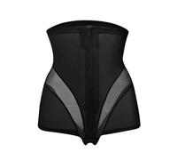 Fajas Reductoras Mujer Bragas de cintura alta con cremallera y botones for mujer, corsé posparto, abdominoplastia de talla grande, pantalones moldeadores de belleza for glúteos(Black,3XL 90.0-90.0kgs)