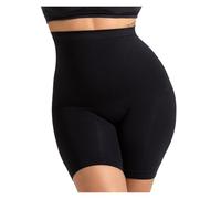 Fajas Reductoras Mujer Pantalones cortos moldeadores de cintura alta antideslizantes for mujer, ropa interior femenina que levanta la cadera de talla grande S-4XL moldeadora de cuerpo(Black,3XL)