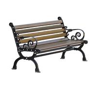 FAJNUZI2024 Banco Jardín Banco de jardín, Adecuado for Patio, Parque, Camino, césped y terraza. Asiento Parque(120x57x77CM)