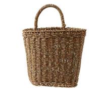 FAJNUZI2024 Centro de mesa frutero Cestas de frutas for colgar en la pared, cestas mimbre tejidas for verduras, estante exhibición , jarrón con soporte cristal, fruta granja