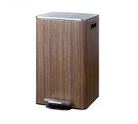 FAJNUZI2024 Cubo Basura Bote de basura de oficina de 9l/15l/45l Pedal cubierto for el hogar Cocina Sala de estar Luz Dormitorio de lujo Baño Inodoro con tapa Bote de basura con pedal Bote Basura(45l)