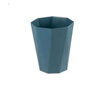 FAJNUZI2024 Cubo Basura Bote de basura Simple for el hogar, sala de estar, baño, cocina sin tapa, gran cesta de papel creativa for dormitorio, oficina, inodoro Bote Basura(Blue,Pequeño)