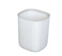 FAJNUZI2024 Cubo Basura Cubo de basura for el hogar, gran capacidad, inodoro, oficina, sala de estar, cesta de papel, cocina, cubo de almacenamiento de residuos Bote Basura(Blanco,Medio)
