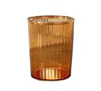 FAJNUZI2024 Cubo Basura Hogar nuevo dormitorio de gran capacidad sala de estar cocina dormitorio baño oficina cubo de basura transparente Bote Basura(Orange,Grande)