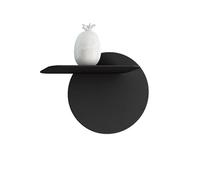 FAJNUZI2024 Estante Colgante Estantes flotantes Estante de Pared, Sala Estar, Fondo TV, decoración, Flores for Plantas, Organizador Metal for Dormitorio, Cocina(Negro,Pequeño)