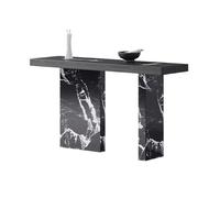 FAJNUZI2024 Mueble de Entrada Mesa de Entrada Madera, Mesa Consola for Pasillo, Auxiliar Moderna y Estrecha for sofá for, Sala Estar, vestíbulo(Negro,Grande)