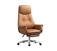 FAJNUZI2024 Silla de Escritorio Silla de Oficina de Negocios, Silla reclinable for Ordenador de Estudio for Uso doméstico, Puede Levantar y Girar un Asiento cómodo computadora(Orange)