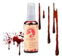 Fake Blood, Realistic Face Makeup with Easy Use Nozzle, 4.72x1.18x1.18 Inches Scary Prank Prop and Role Play Accessory for Drama, Halloween, Performers, Teens, Adults, Men, Women