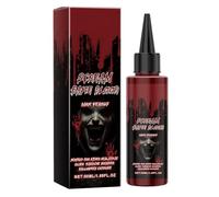 Fake Blood - Vampire Liquid Plasma, Realistic Dripping Drops Bottle Vessel