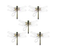Fake Dragonflies Weather Resistant PVC Dragonfly Ornaments